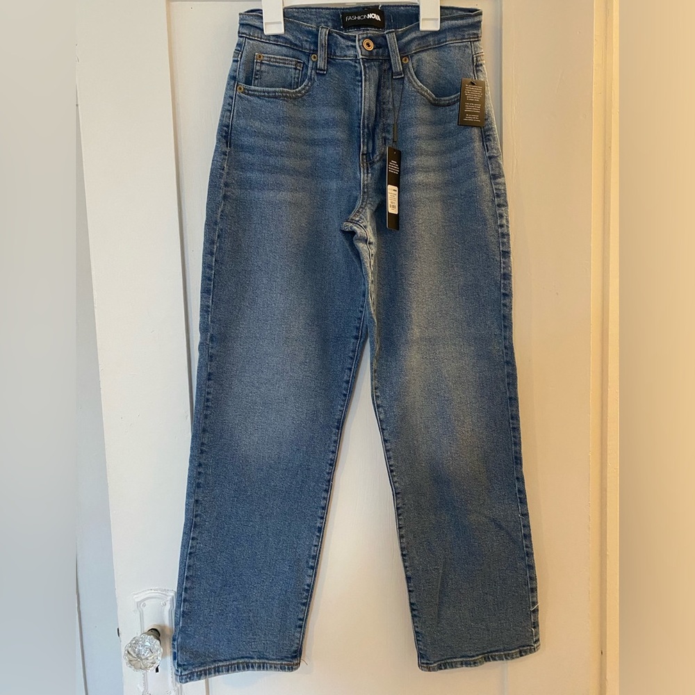 2 PAIRS of Fashion Nova 90s Straight Leg Jeans NWT